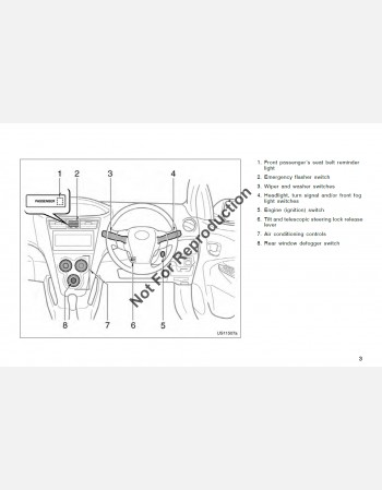 toyota yaris 90 series 2012 2013 & 2014 owners manual